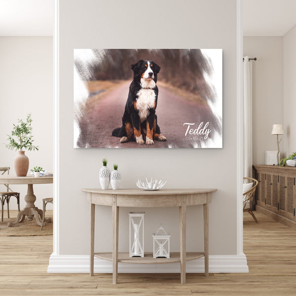 Providence Dog Canvas Wall Art, 11x14