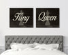 King And Queen Decor • Master Bedroom Decor