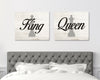 King And Queen Decor • Master Bedroom Decor