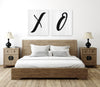 XO Print Set, X and O Wall Art